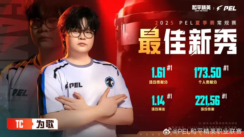 2025PEL夏季赛常规赛最佳新秀：广州TC-为歌